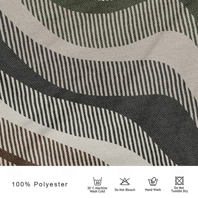 Men's Geometic Line Polo Short Sleeve Polo Shirts Collared Shirts Business Casual School Outdoor Daily Wear Home Wear 3D Print Summer Gray3