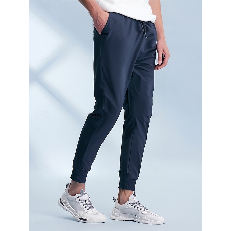 Men's Golf Pants Black Navy Blue Grey Bottoms Golf Attire Clothes Outfits Wear Apparel - Main Image