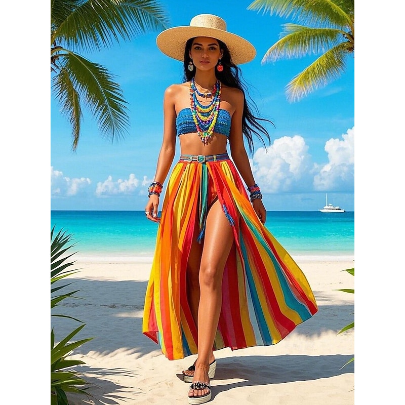 Women's Clear Strap Wedge Sandals with Black Gemstone Embellishments – Chic Espadrille Heels for Summer Beach Vacations and Casual Outings4