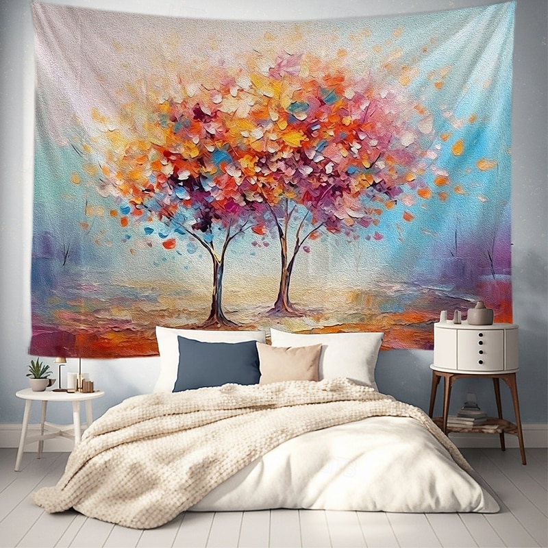 Tree of Life Hanging Tapestry Wall Art Large Tapestry Mural Decor Photograph Backdrop Blanket Curtain Home Bedroom Living Room Decoration4