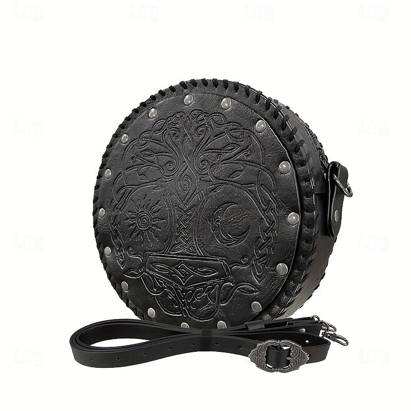Retro Vintage Medieval Steampunk Bag Waist Belt Fancy Dress Men's Women's Unisex Carnival Masquerade Performance Party LARP Adults' Bag Waist Belt3