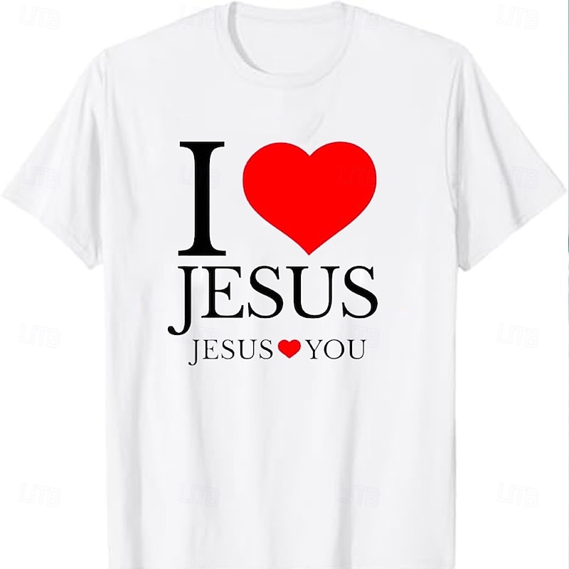 Easter Men's Funny Jesus T Shirt Short Sleeve T shirt 3D Print Crew Neck Shirt Designer Casual Party Holiday White Summer Spring Clothing Apparel S M L XL XXL XXXL2