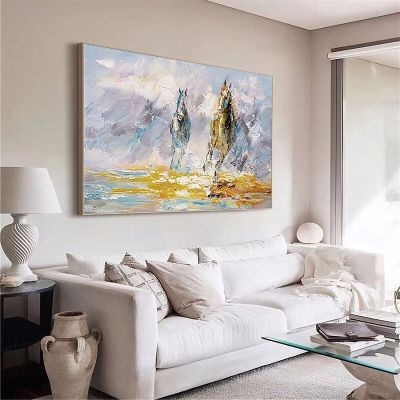 Animal oil painting handmade Abstract horse Oil Painting On Canvas hand painted Modern animla Oil Painting Hand Painted Large horse oil painting Wall Art animal painting For Home Decor2