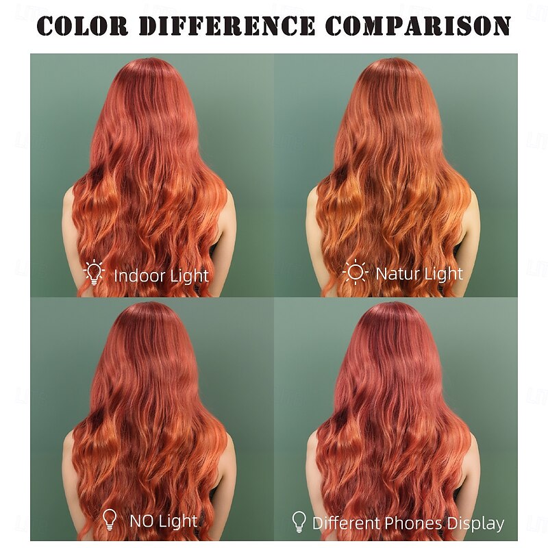 Synthetic Wig Wavy Curly Weave Layered Haircut With Bangs Machine Made Wig 28 inch A1 Synthetic Hair Women's Classic Comfortable Color Gradient Multi-color4