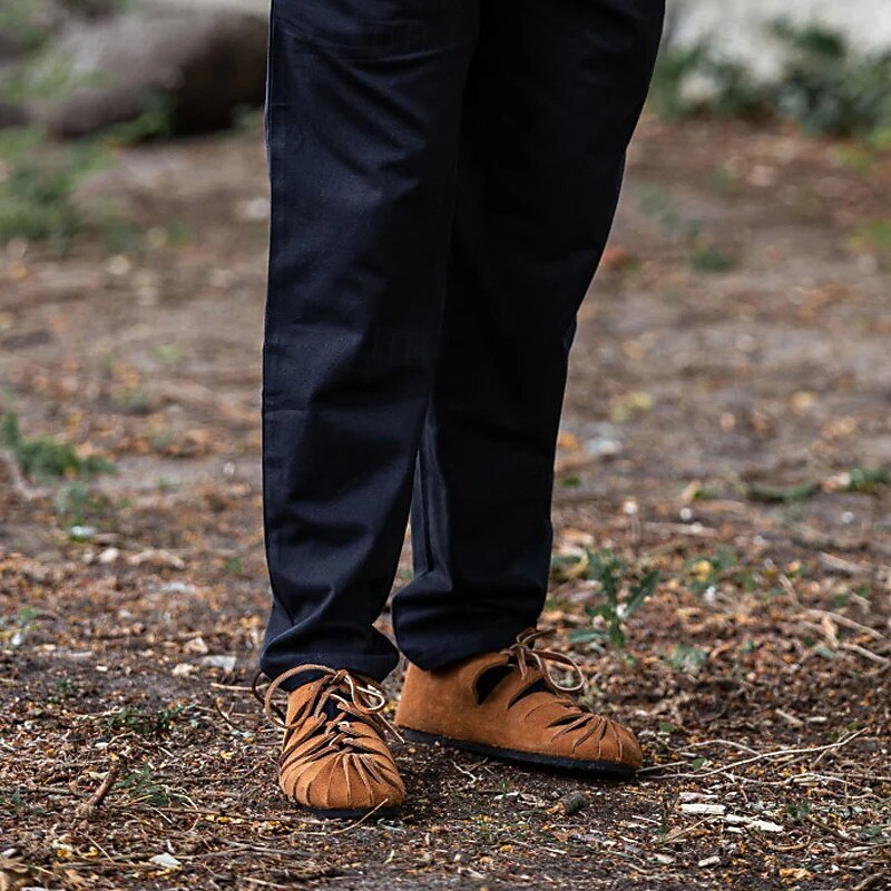 Medieval Renaissance Shoes Pirate Vikings Fancy Dress Men's Celtic Pirate Halloween Masquerade Performance Party & Evening LARP Adults' Shoes2