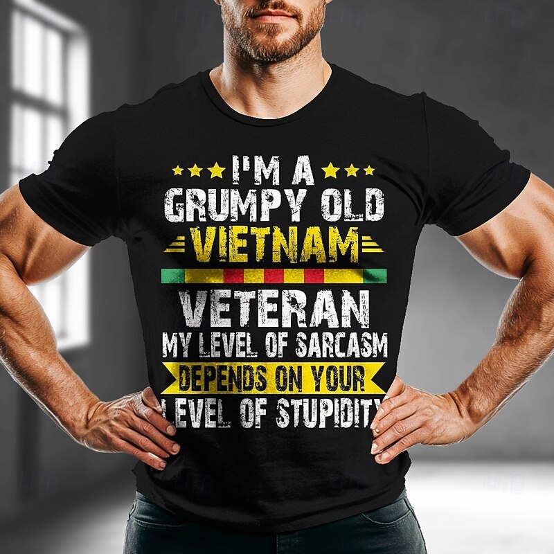 Patriotic T Shirts For Men Sarcasm T Shirt Short Sleeve T shirt 3D Print Crew Neck Shirt Funny Political T Shirt Street Casual Daily Black Blue Green Summer Spring Clothing Apparel S M L XL XXL XXXL3