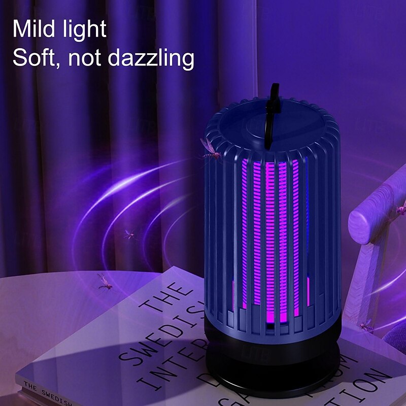 Electric Mosquito Bug Zapper for Indoor Outdoor Mosquito Killer Bug Zapper Rechargeable Mosquito Zapper Fly Traps3