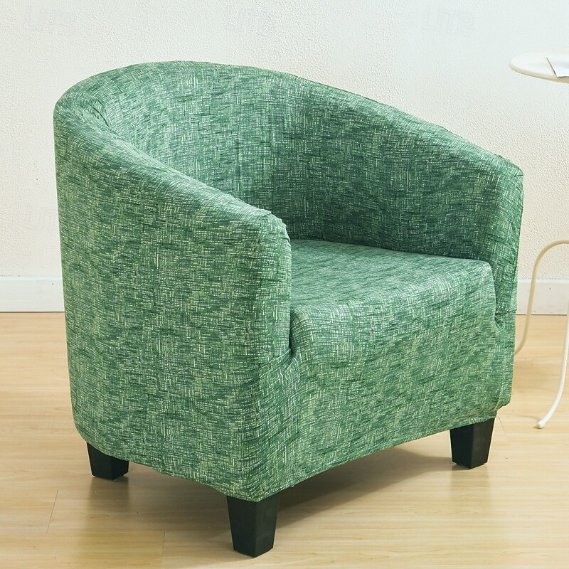 Club Tub Armchairs Chair Cover Polar Fleece Single Sofa Covers Stretch Couch Slipcovers for Living Room Furniture Protector3