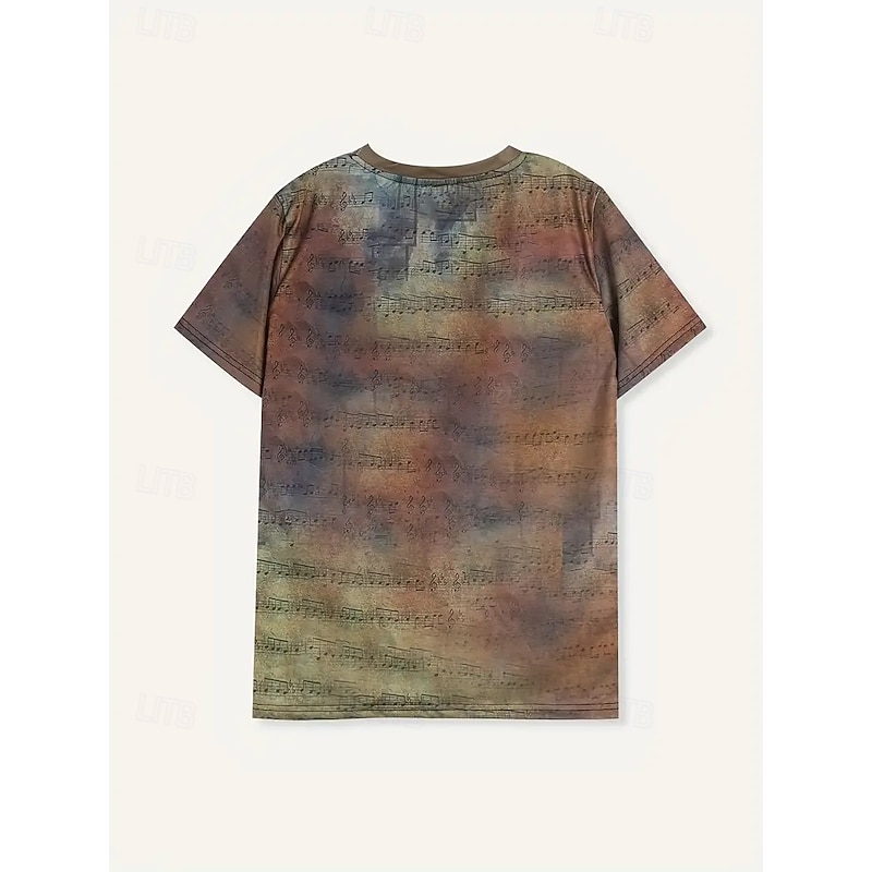 Women's T Shirt Summer Tops Graphic Flowers Classic Casual Short Sleeve Crew Neck Crop Tops Daily Weekend Print Rainbow Summer Spring Fall4