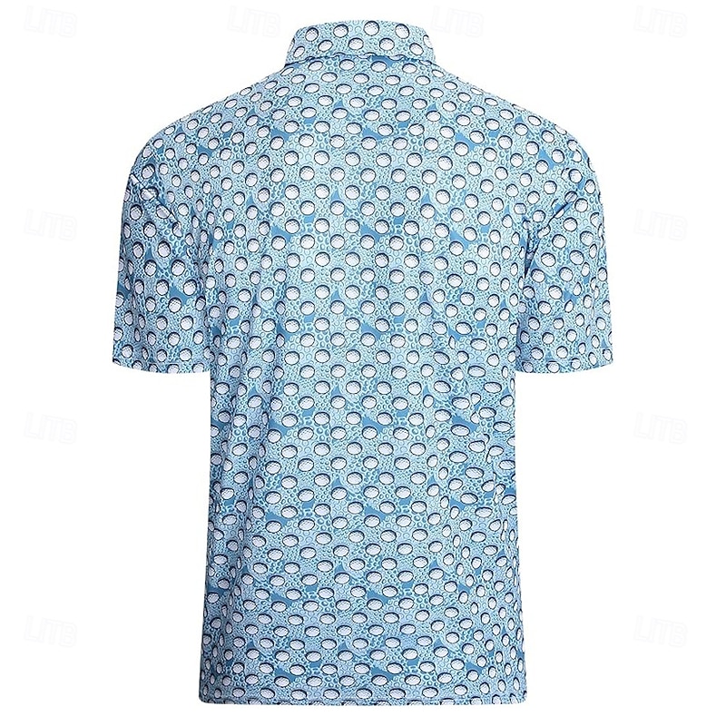 Kentucky Derby Men's Printing Polo Short Sleeve Polo Shirts Collared Shirts Business Casual School Outdoor Daily Wear 3D Print Summer Spring Fall Blue2