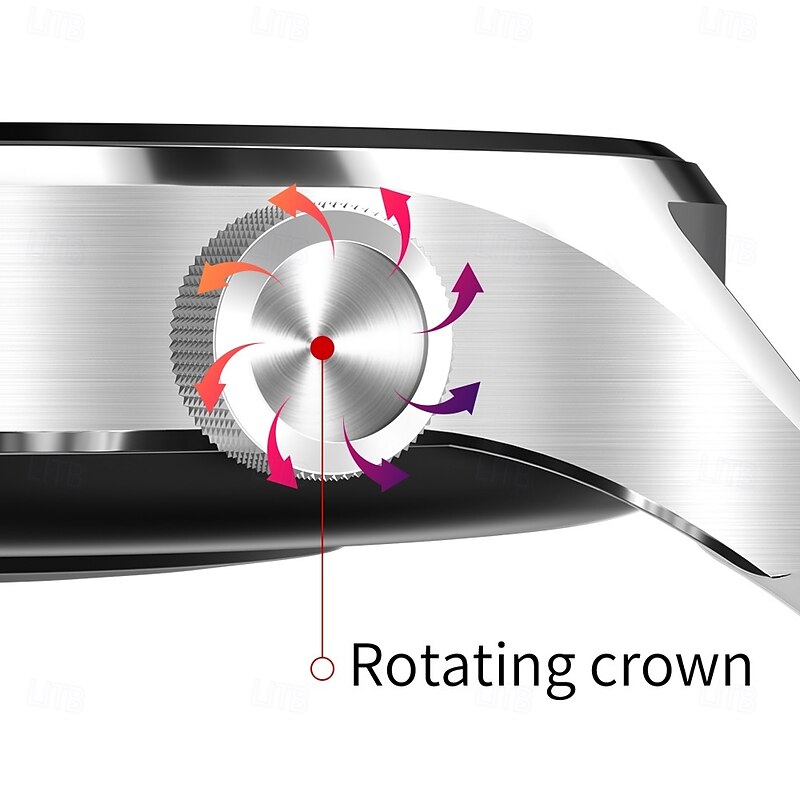 696 SK32 Smart Watch 1.58 inch Smartwatch Fitness Running Watch Bluetooth ECG+PPG Pedometer Call Reminder Compatible with Android iOS Women Men Hands-Free Calls Message Reminder IP 67 47mm Watch Case3