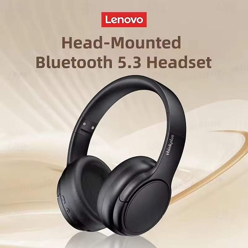 Lenovo TH20 Wireless Bluetooth 5.3 Headset Sports Headphones Foldable Gaming Earphones Hifi Stero Fone Earbuds 2024 New