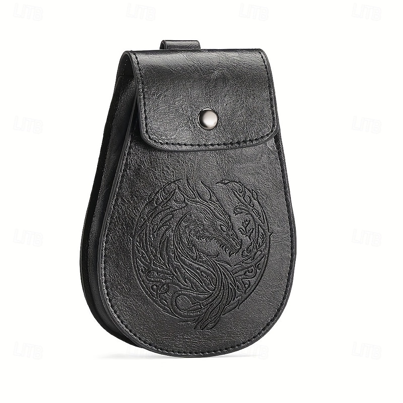 Punk & Gothic Medieval 17th Century Bag Belt Pouch Dice Bag Fancy Dress Men's Women's Unisex Carnival Masquerade Halloween Masquerade Adults' Bag