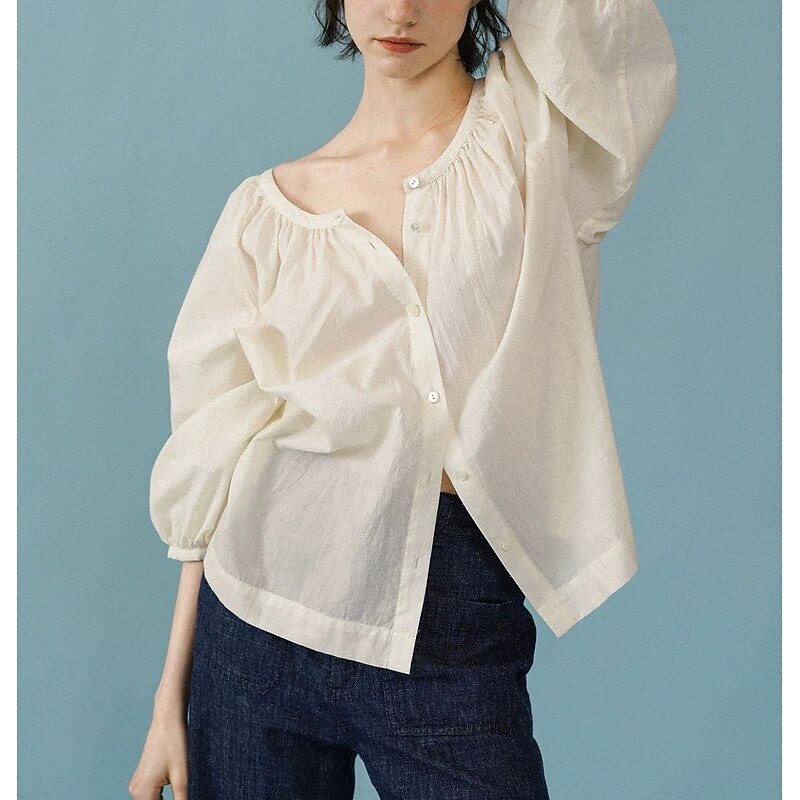 Retro Vintage Medieval Renaissance Blouse / Shirt Princess Fancy Dress Women's Halloween Carnival Masquerade Casual Daily Adults' Blouse Spring & Summer