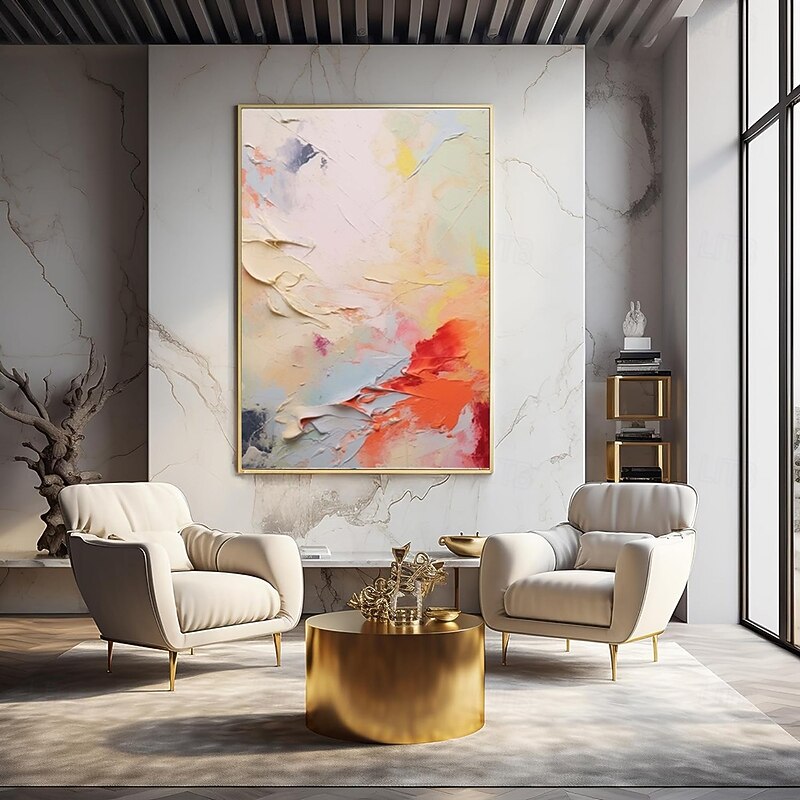 Handmade Oil Painting Canvas Wall Art Decoration Modern Abstract Living Dining Room for Home Decor Rolled Frameless Unstretched Painting2