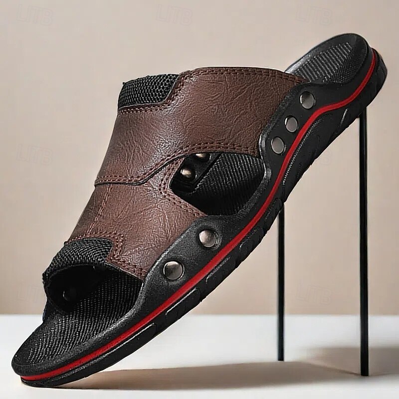 Men's Slip-On Outdoor Sandals with Ergonomic Design – Ideal for Beach, Outdoor Sports and Casual Use