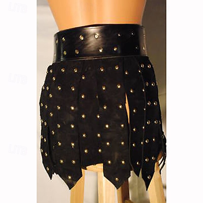 Retro Vintage Medieval Short / Mini Skirt Scottish Utility Kilts Kilts Fancy Dress Men's Celtic Halloween Carnival Masquerade Performance Adults' Skirt All Seasons2