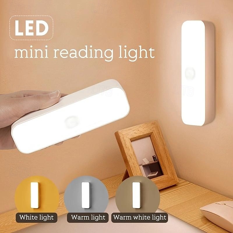 Rechargeable Cabinet Light, Touch-Control with 3-Level Infinite Dimming, Small Night Light for Reading, Kitchen, or Mirror Front, Built-in Battery2