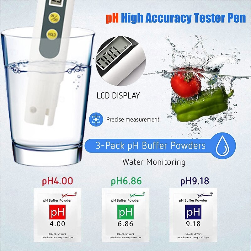 TDS Water Quality Tester Precise and Reliable Hydroponic Water pH Meter Ideal Water Testing Meter for Drinking Water Aquariums Indoor Gardens Homemade3
