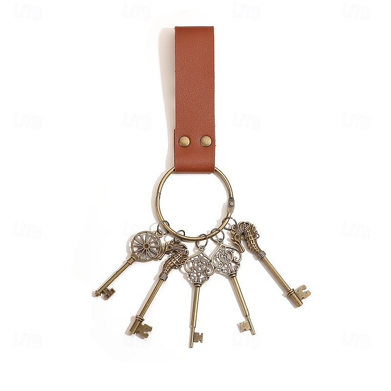 Medieval Keychain Vintage Cosplay Jewelry Belt for Men Cosplay Supplies Keychain for Photoshoots and Stage