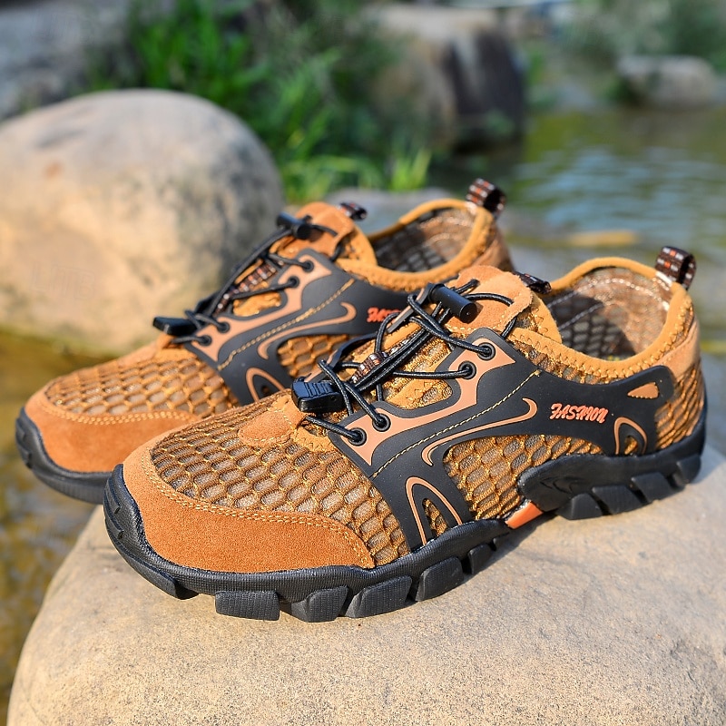 Men's Outdoor Hiking Shoes, Breathable Mesh with Durable Outsole, Trail Trekking Comfort Footwear3