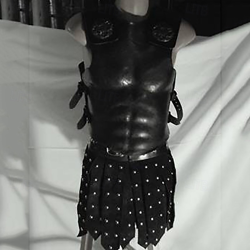 Retro Vintage Medieval Short / Mini Skirt Scottish Utility Kilts Kilts Fancy Dress Men's Celtic Halloween Carnival Masquerade Performance Adults' Skirt All Seasons3