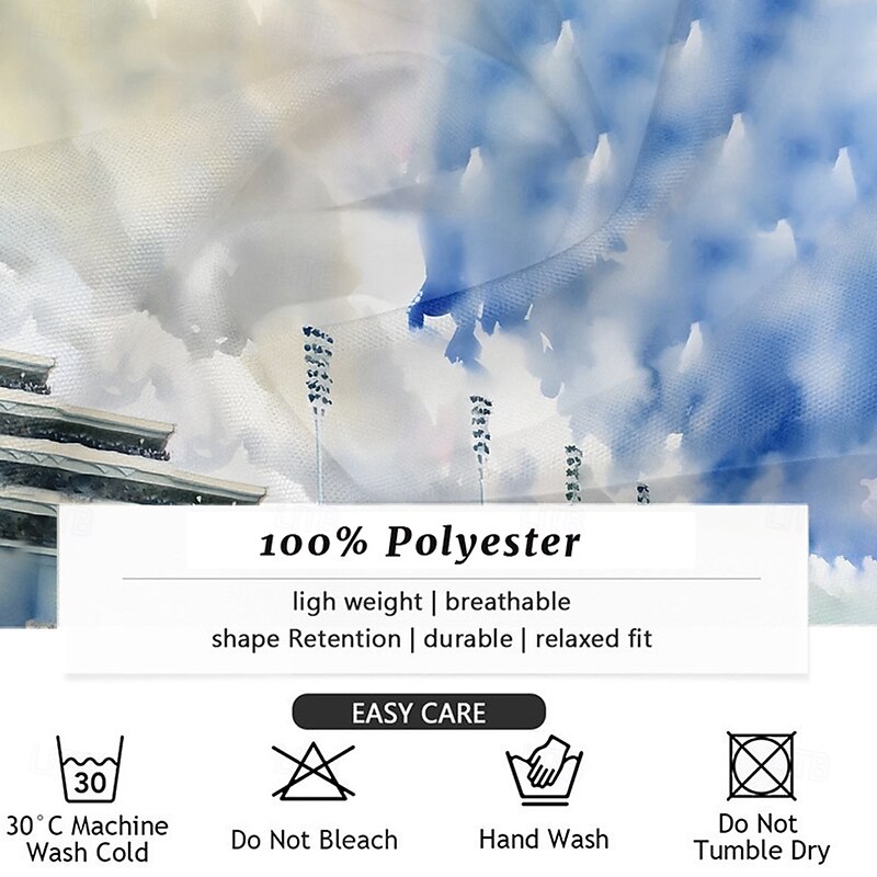 Kentucky Derby Men's Horse Racing Shirt Button Up Shirt Long Sleeve Vintage Retro Holiday Festival Summer Spring Turndown 3D Print Funny Kentucky Derby Shirts Light Blue3