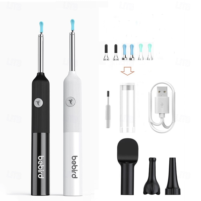 Bebird Ear Care Wax Removal Tool Camera Cleaning Kit- Wireless Cleaner Ear Cleaner with Camera