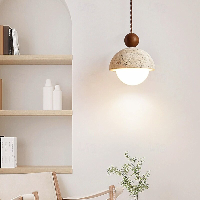 15 cm Globe Design Pendant Lantern Design Geometric Shapes Pendant Light Stone Glass Artistic Style Formal Style Vintage Style Vintage Traditional / Classic 110-120V 220-240V2