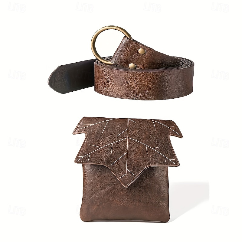 Retro Vintage Medieval Steampunk Waist Belt Belt Pouch Fancy Dress Men's Women's Unisex Carnival Masquerade Halloween Masquerade Adults' Bag Waist Belt