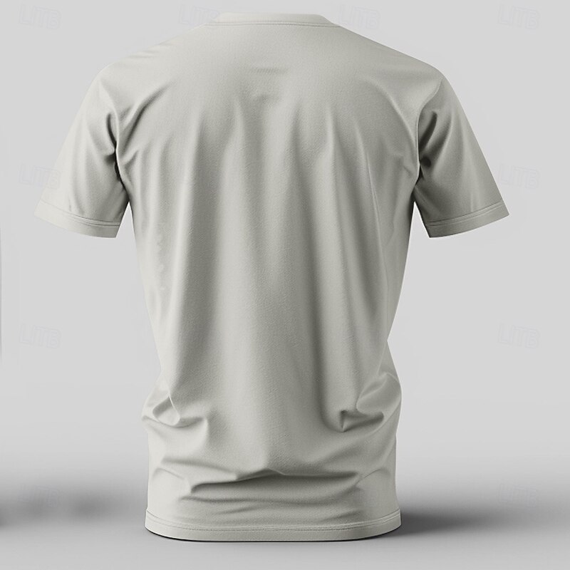 Men's Animal Funny T Shirt Short Sleeve T shirt 3D Print Crew Neck Shirt Exaggerated Designer Party Holiday Beige Summer Spring Clothing Apparel S M L XL XXL XXXL2