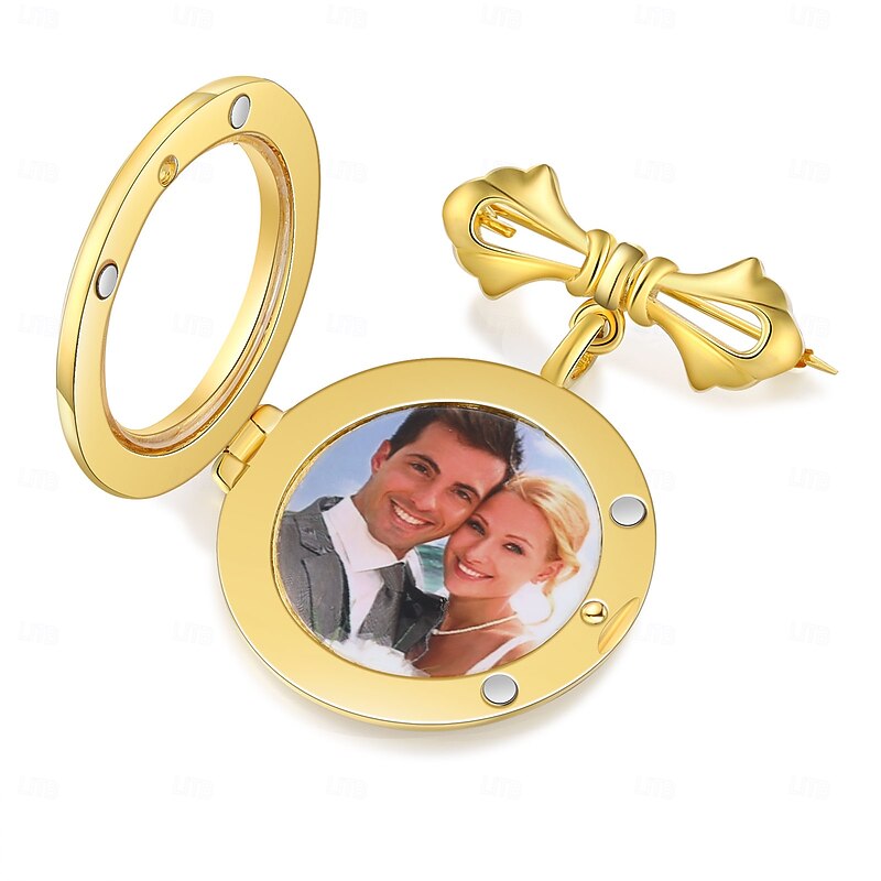 Personalized Photo Bouquet Charm, Custom Wedding Bouquet Decoration, Unique Keepsake for Atmosphere and Table Decor, Meaningful Gift for Wife, Husband, Friends2