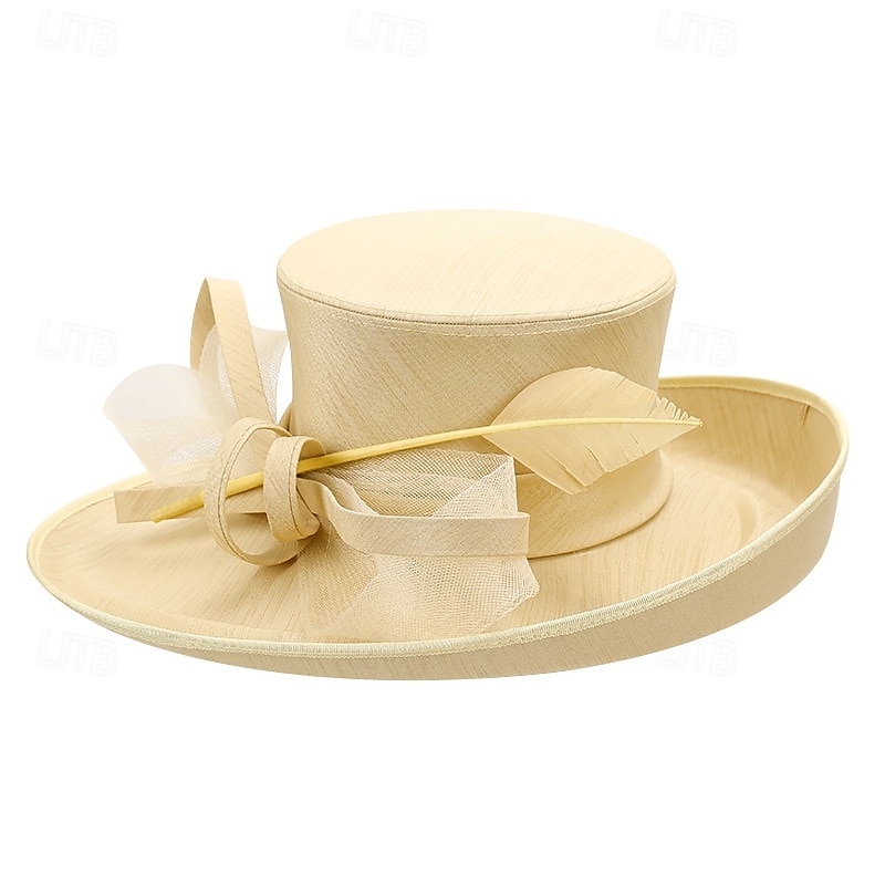 Hats Polyester Casual Beach Simple With Bowknot Headpiece Headwear3