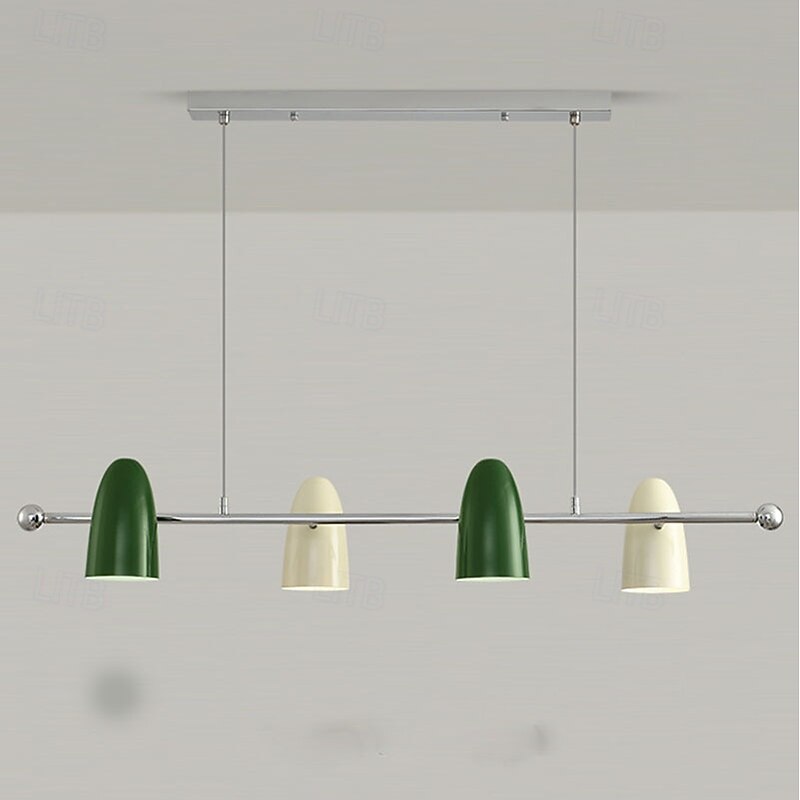 4-Light 104 cm Globe Design Pendant Light Metal Painted Finishes Modern 110-120V 220-240V3