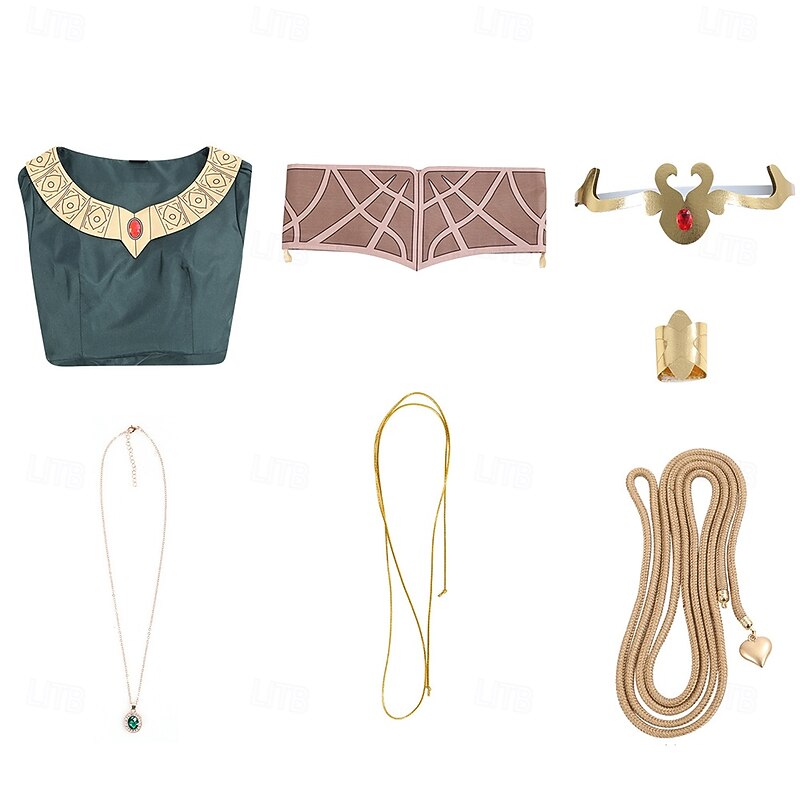 The Lord of the Rings Cosplay Cosplay Costume Masquerade Vacation Movie Cosplay for Women's Adults' Carnival Masquerade Performance Party3