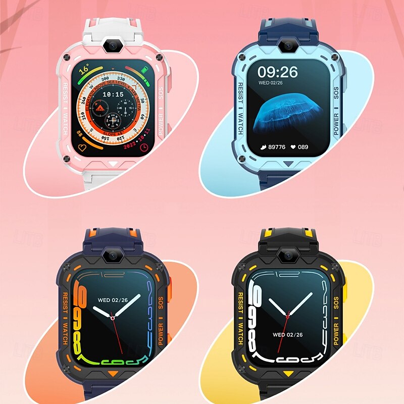 696 K39H Smart Watch 1.83 inch Smartwatch Fitness Running Watch Bluetooth Pedometer Call Reminder Sleep Tracker Compatible with Android iOS Women Men Hands-Free Calls Message Reminder IP 67 46mm4