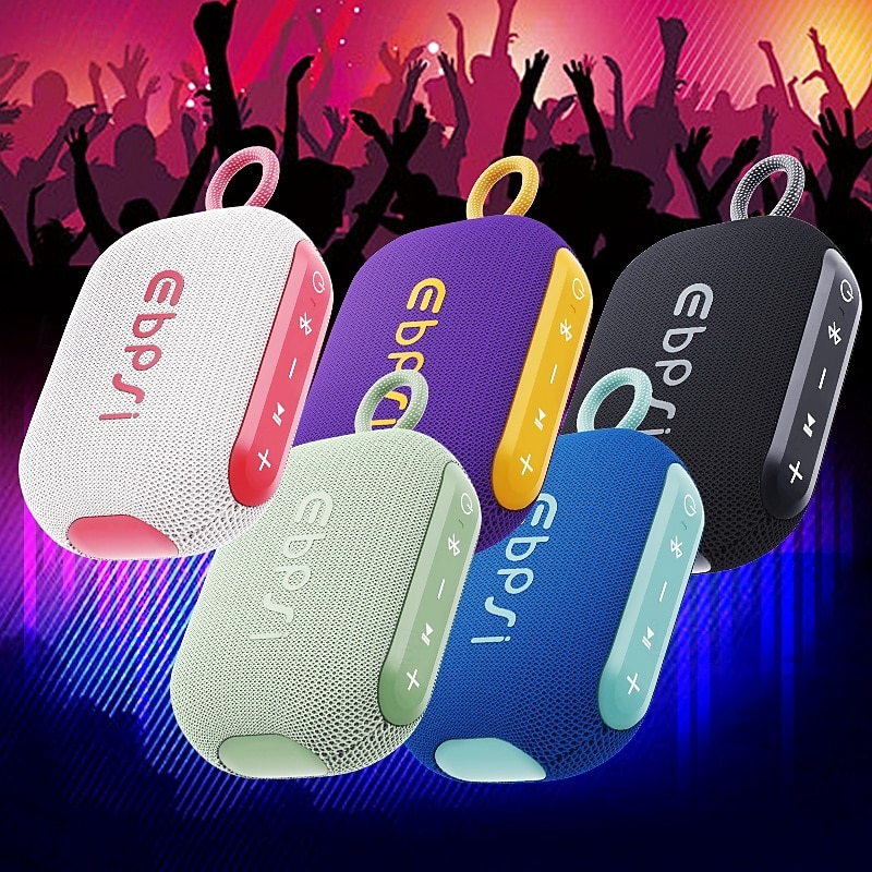 Outdoor Sports Cycling Portable 360 Surround Sound Bluetooth Speakers Mini Waterproof Wireless Car Subwoofer Long Battery Life