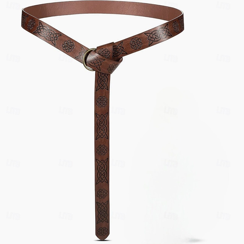 Punk & Gothic Medieval Renaissance Waist Belt Wristband Knight Ritter Viking Archery Fancy Dress Men's Women's Unisex Viking Fantasy Halloween Masquerade Performance Stage LARP Adults' More3