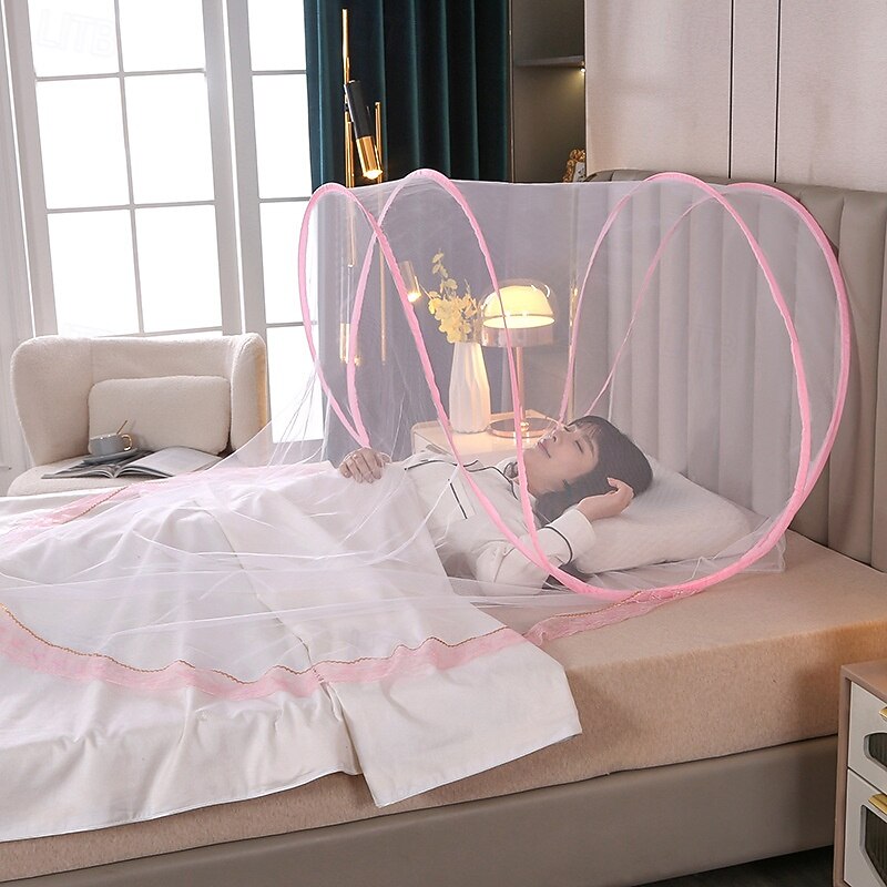Travel Head Bed Mosquito Net Large Folding Portable for Home Bedroom Summer3