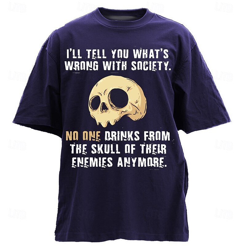 Men's Funny Slang T Shirt Half Sleeve T shirt 3D Print Crew Neck Shirt Designer Casual Party Holiday Deep Purple Black Green Summer Spring Clothing Apparel S M L XL XXL XXXL2