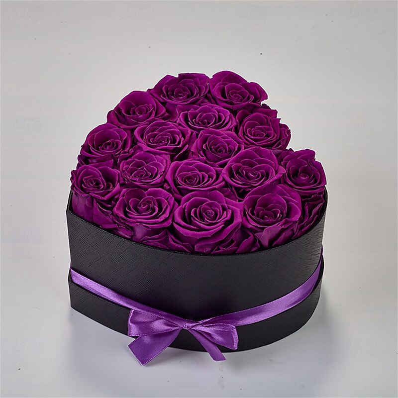 16 Flower Forever Heart Shape Box - Preserved Roses Gift for Her Preserved Flowers for Mothers Day Gifts Christmas Valentines Day Gifts for Mom4