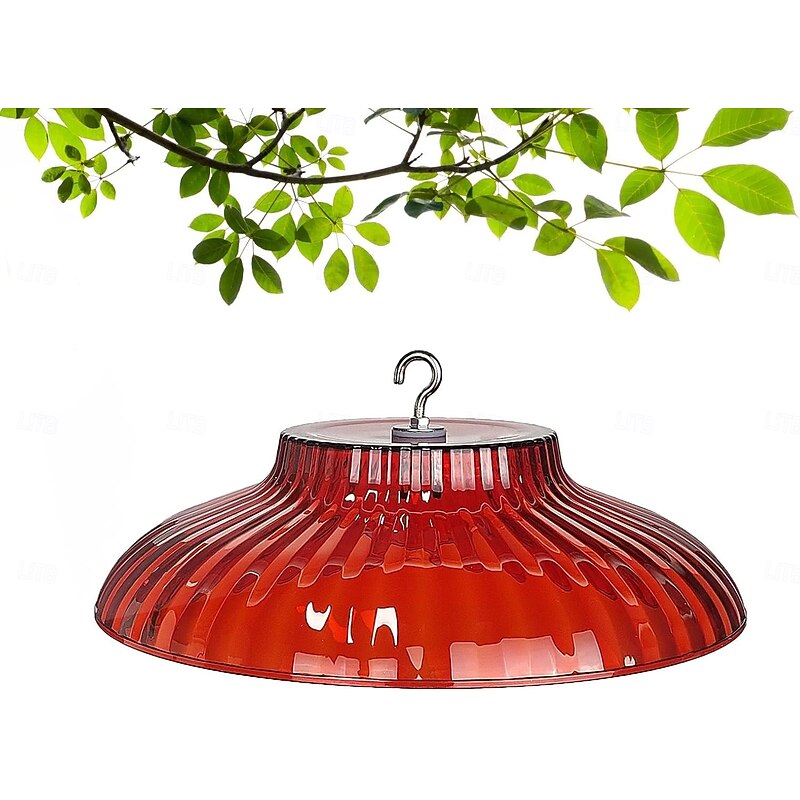 Bird Feeder Baffle, Rain Guard Bird Feeder Cone Squirrel Shield, Bird Feeder Protector, Hooked Squirrel Guard, Outdoor Squirrel Baffles for Bird Feeding Station4