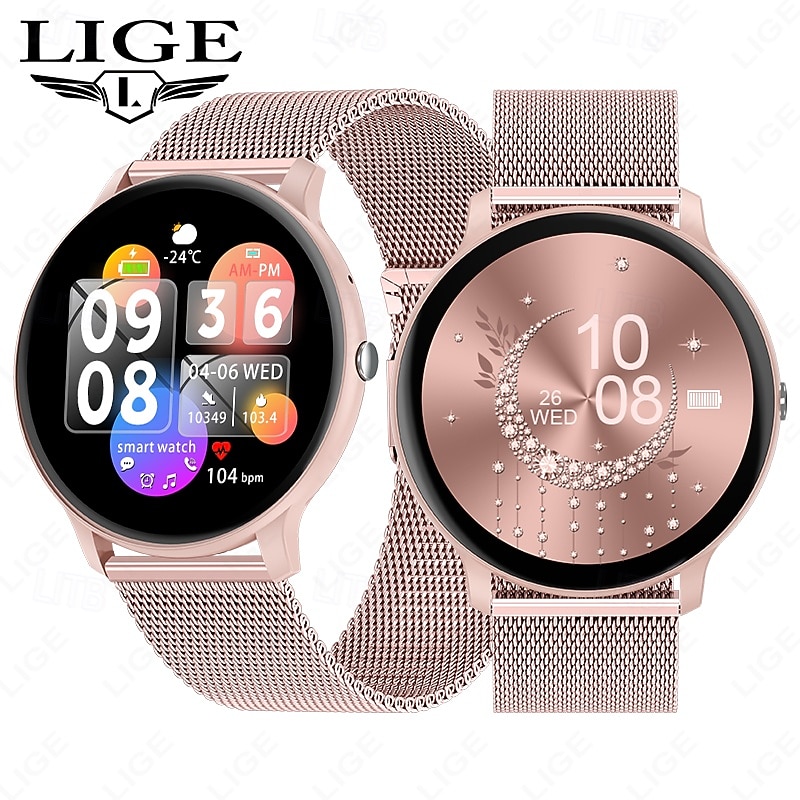 LIGE BW0905 Smart Watch Fitness Tracker Heart Rate Monitor Bluetooth Android iOS Waterproof 1.69
