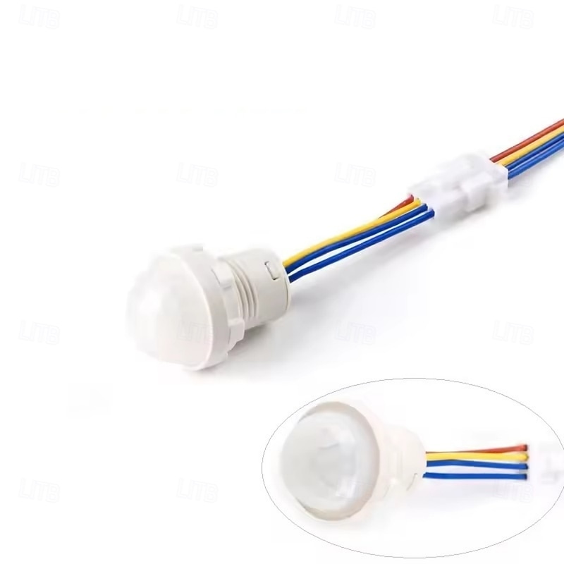 Motion LED Sensor Light Switch PIR Sensor Infrared Detection Switch 110-240V Ceiling Wall Mount Smart Light Switch for Home LED Lamp Bulb Light 3Pcs2