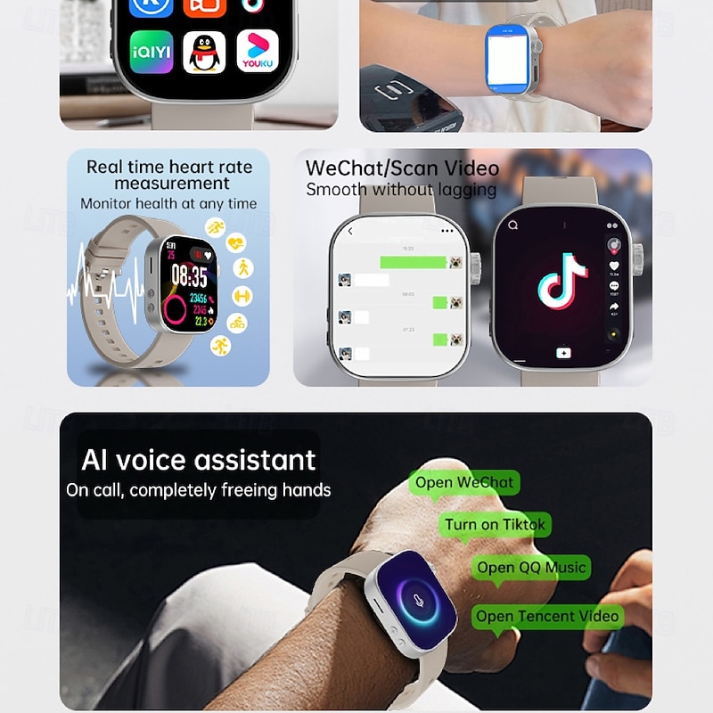 696 MS10 4G LTE Smartwatch Phone GPS Sleep Tracker Bluetooth Android iOS 46mm 2.063