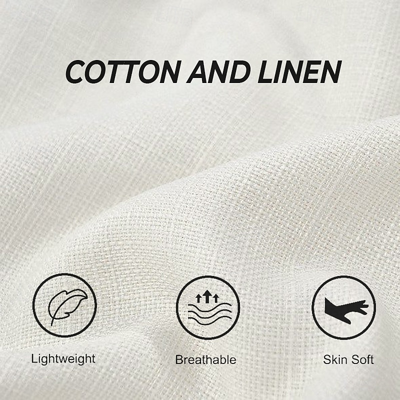 Women's Shirt Cotton Linen Shirts Linen Shirt Button Up Plain Daily Stylish Basic Long Sleeve Shirt Collar Regular Tops Work Daily Holiday Buttons Black White Khaki Spring Fall2