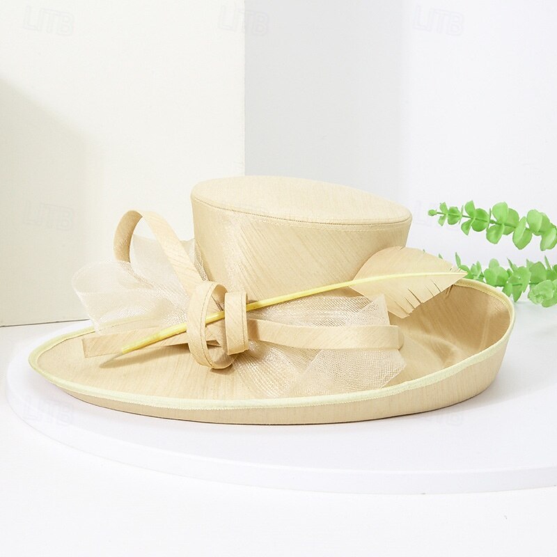 Hats Polyester Casual Beach Simple With Bowknot Headpiece Headwear