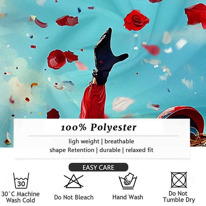 Kentucky Derby Men's Horse Racing Run for the Roses Shirt Button Up Shirt Long Sleeve Vintage Retro Holiday Festival Summer Spring Turndown 3D Print Funny Kentucky Derby Shirts Blue3