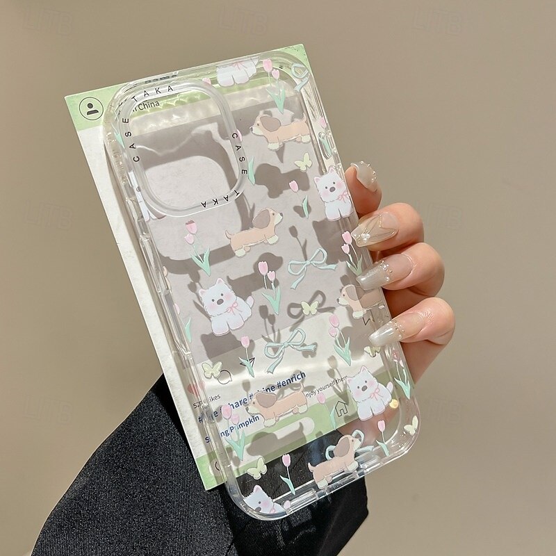 Phone Case For iPhone 16 15 14 Pro Max 16e 13 Wallet Case Shockproof Cartoon TPU Acrylic2