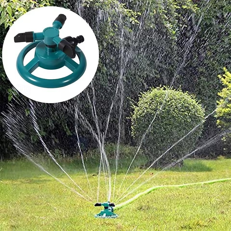 Sprinkler Nozzle 360 Degree Automatic Rotating Water Spray Garden Lawn Automatic Sprinkler Garden Watering Irrigation Supplies